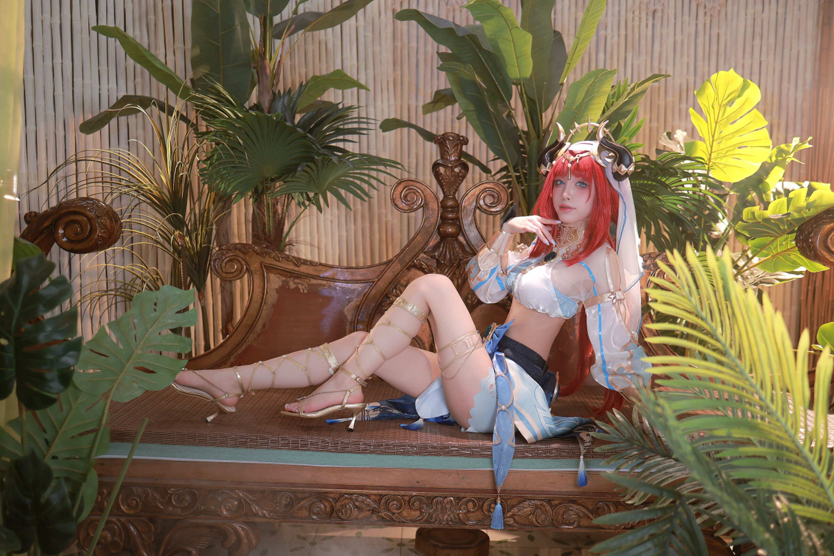 图片[1]-水淼Aqua – NO.159 原神妮露[98P]-XikXak